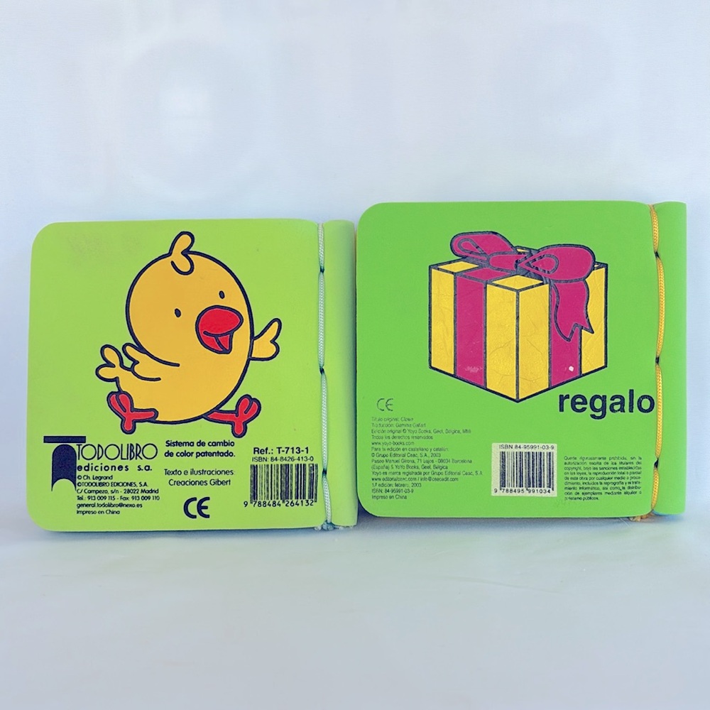 VINTAGE 2002 Waterproof Colorful Bath Books Set Of 5  for Kids SPANISH LANGUAGE - Picture 4 of 10